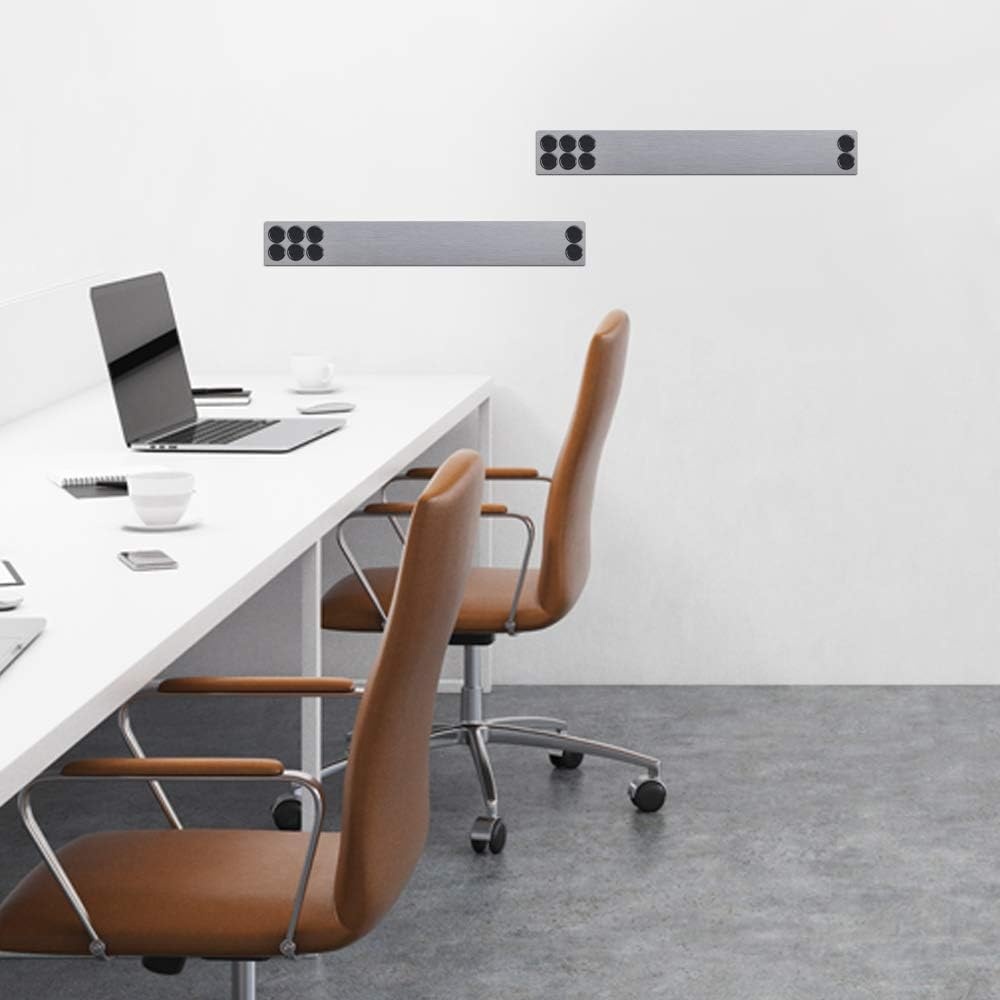 image:imageJILoffice Magnetic Strip Bulletin Board Bar 2 Pieces 2 x 15 Inch for Office Home and School