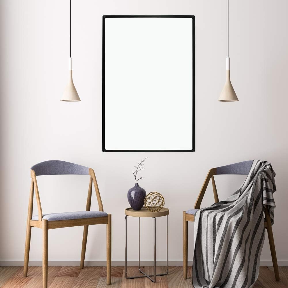 image:imageJILoffice Magnetic WhiteboardWhite Board Dry Erase Board 36 x 24 Inch Black Aluminum Frame Wall Mounted Board for Office Home and SchoolBlack