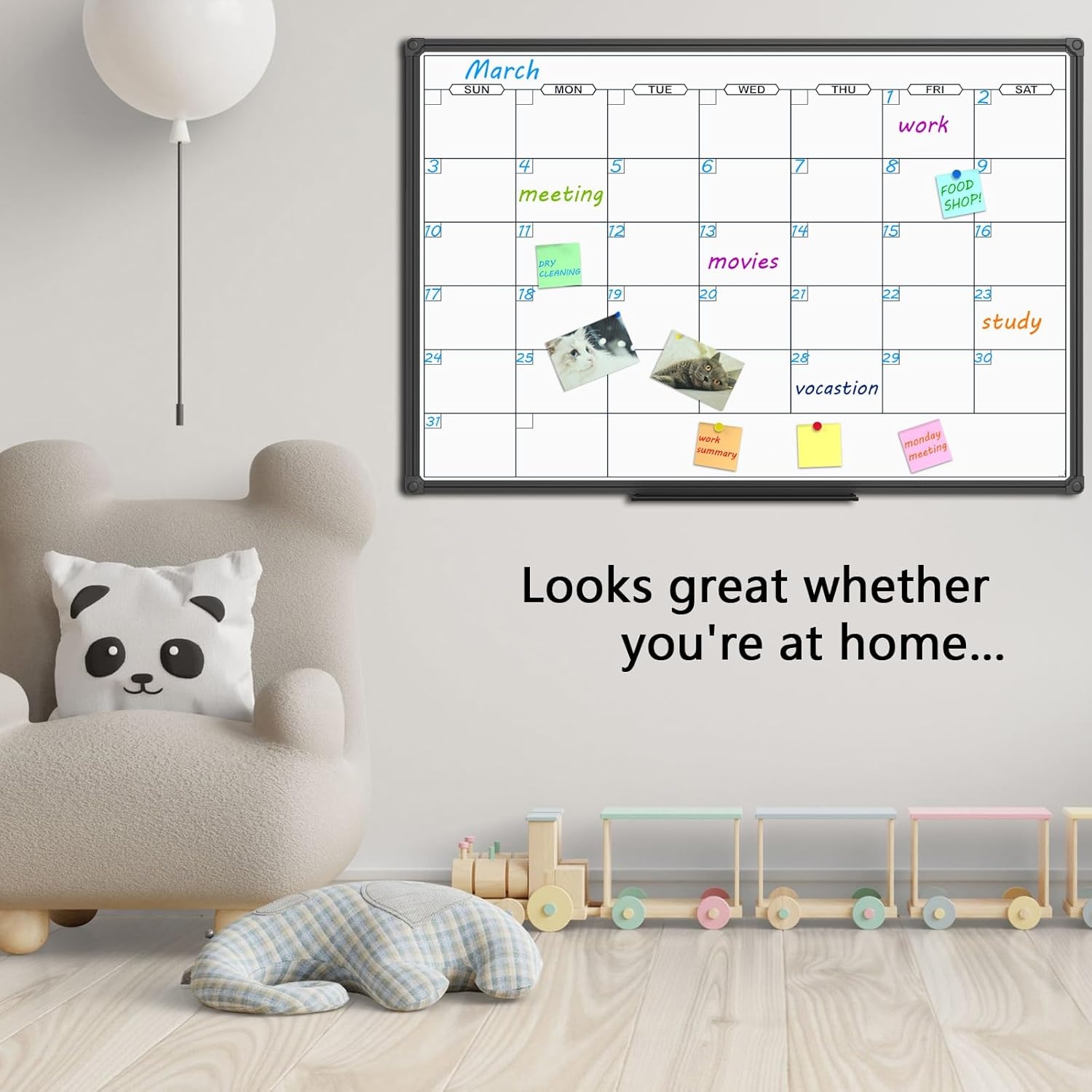image:imageJILoffice Magnetic WhiteboardWhite Board Dry Erase Board 36 x 24 Inch Black Aluminum Frame Wall Mounted Board for Office Home and SchoolBlack