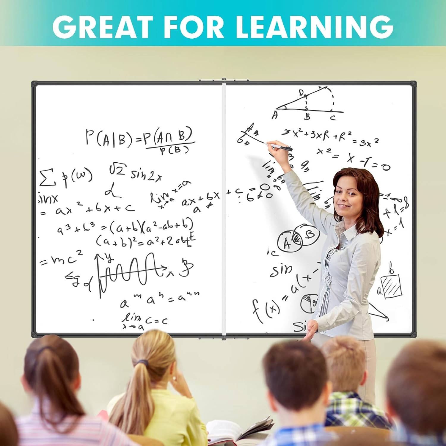 image:imageJILoffice Magnetic WhiteboardWhite Board Dry Erase Board 36 x 24 Inch Black Aluminum Frame Wall Mounted Board for Office Home and SchoolBlack