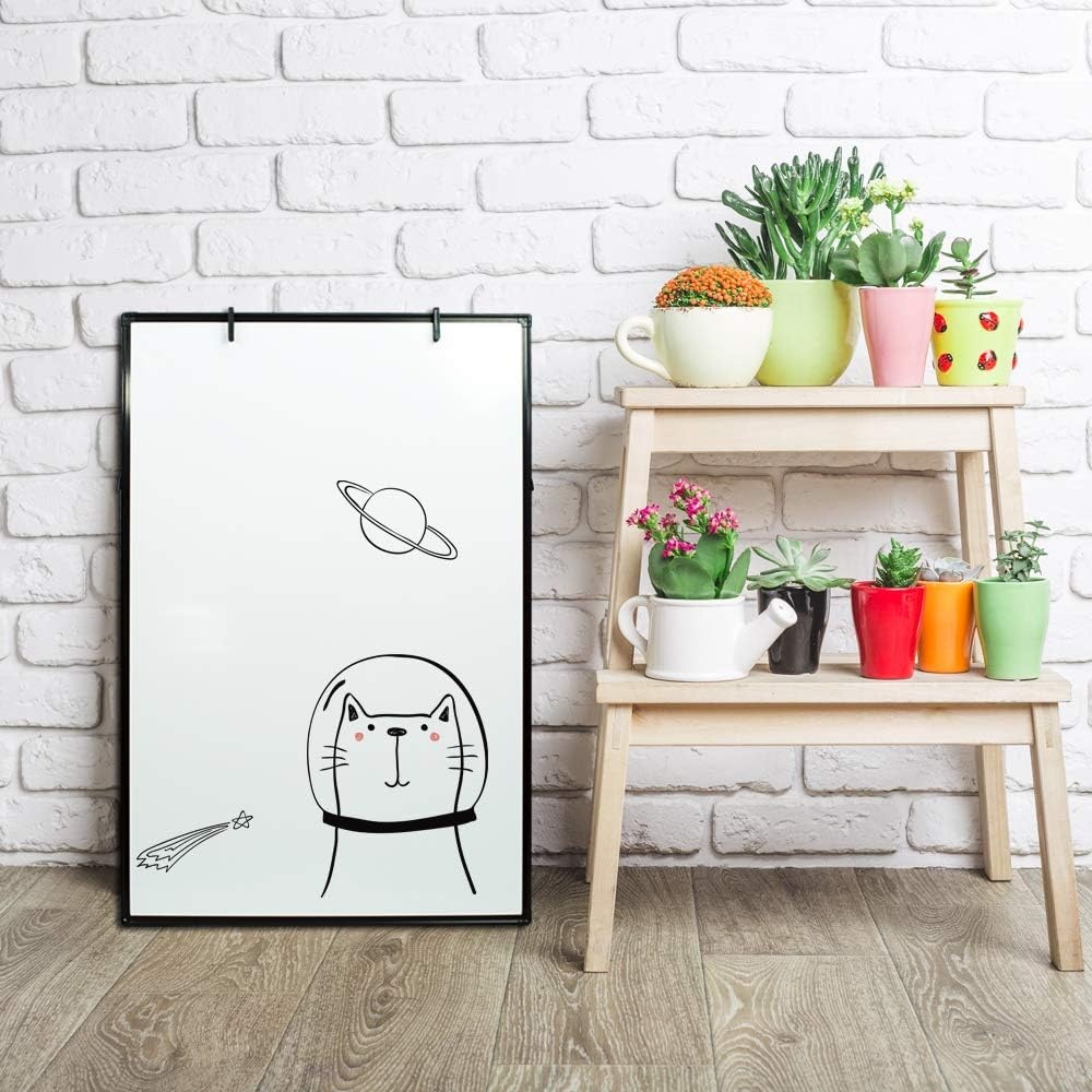 image:imageJILoffice Magnetic WhiteboardWhite Board Dry Erase Board 36 x 24 Inch Black Aluminum Frame Wall Mounted Board for Office Home and SchoolBlack