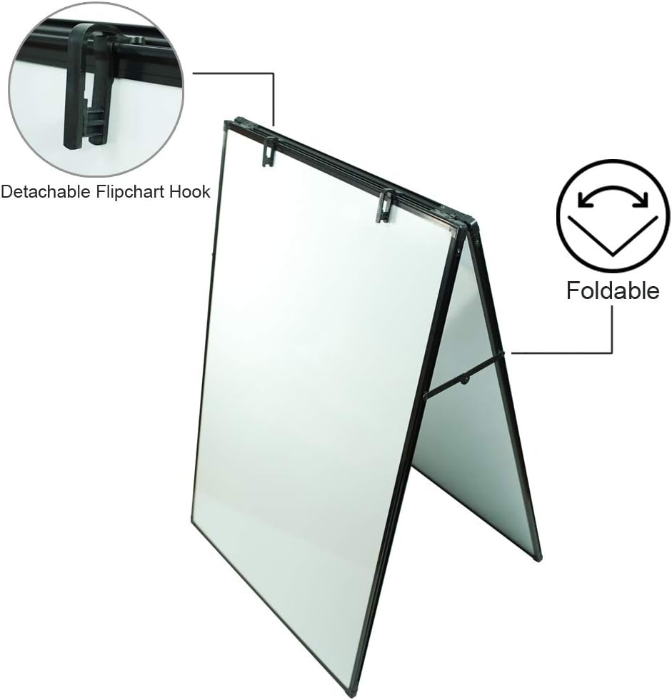 image:imageJILoffice Magnetic WhiteboardWhite Board Dry Erase Board 36 x 24 Inch Black Aluminum Frame Wall Mounted Board for Office Home and SchoolBlack