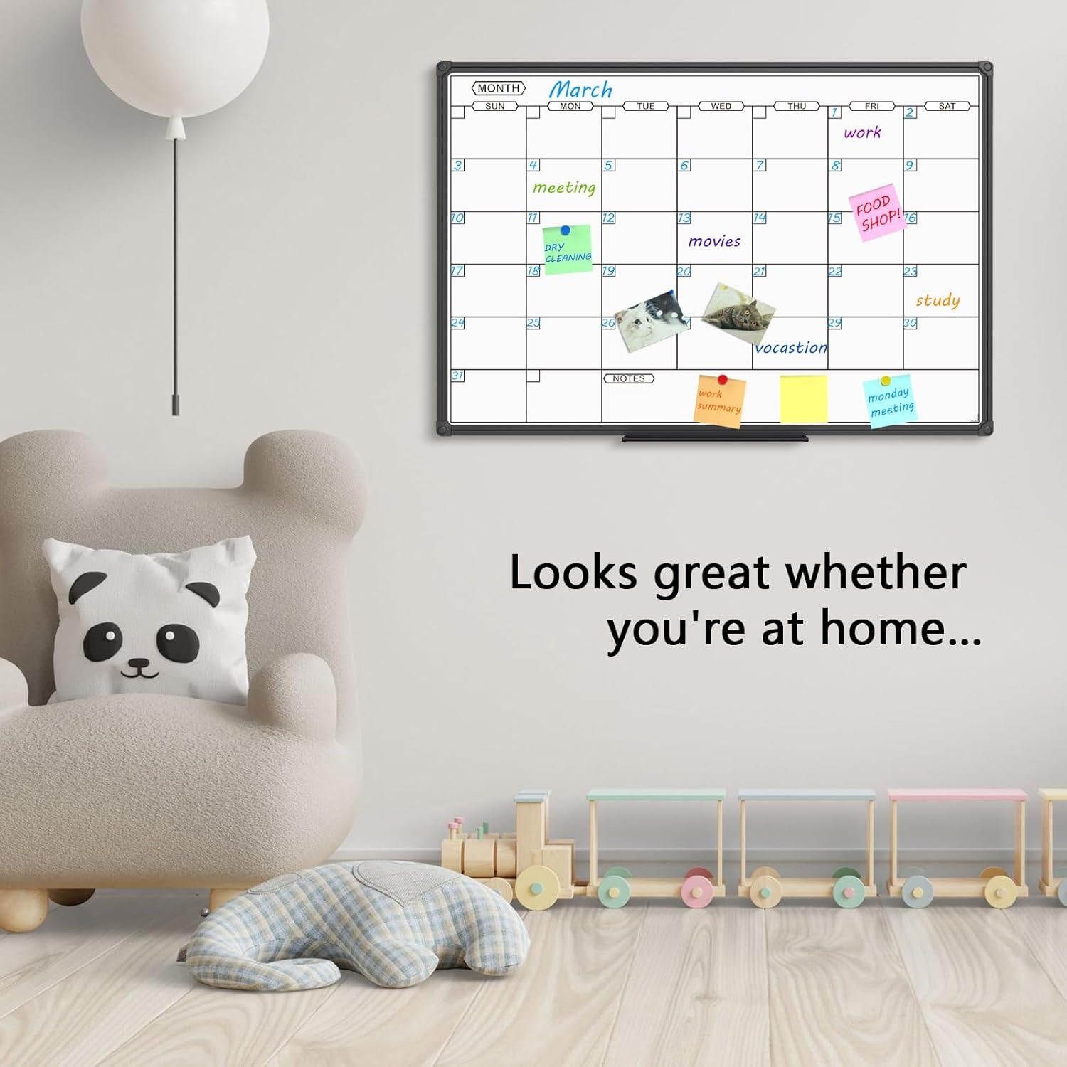 image:imageJILoffice Magnetic WhiteboardWhite Board Dry Erase Board 36 x 24 Inch Black Aluminum Frame Wall Mounted Board for Office Home and SchoolBlack