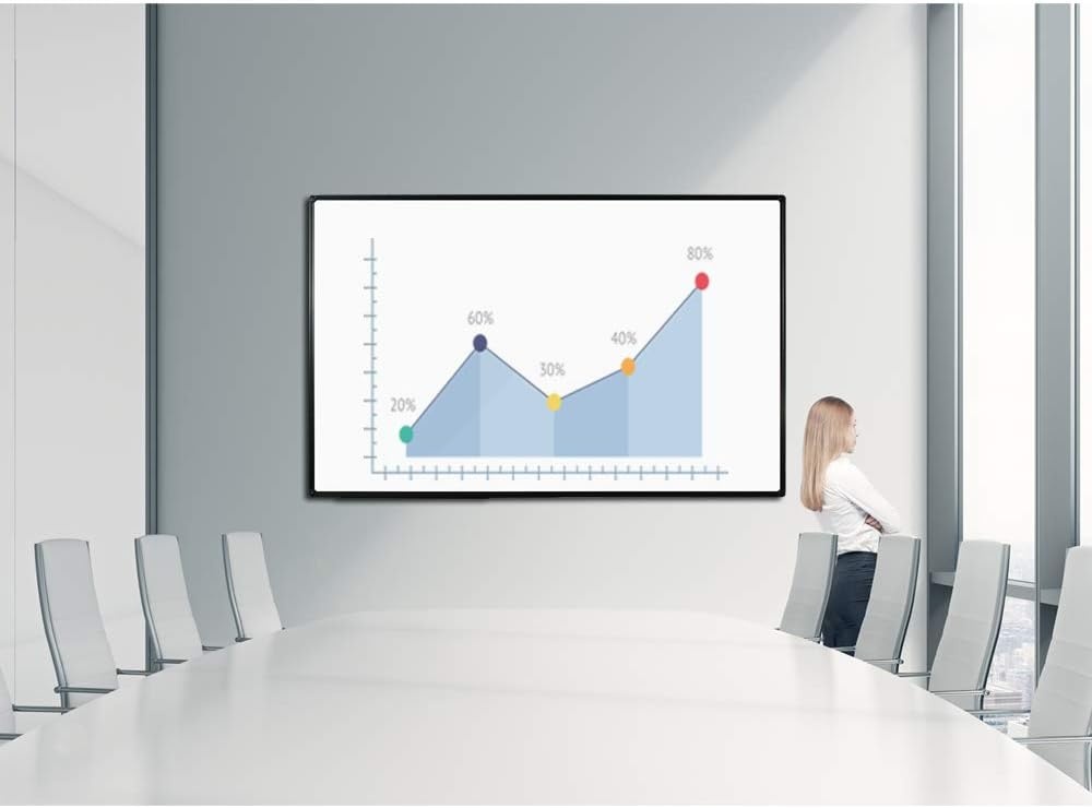 image:imageJILoffice Magnetic WhiteboardWhite Board Dry Erase Board 36 x 24 Inch Black Aluminum Frame Wall Mounted Board for Office Home and SchoolBlack
