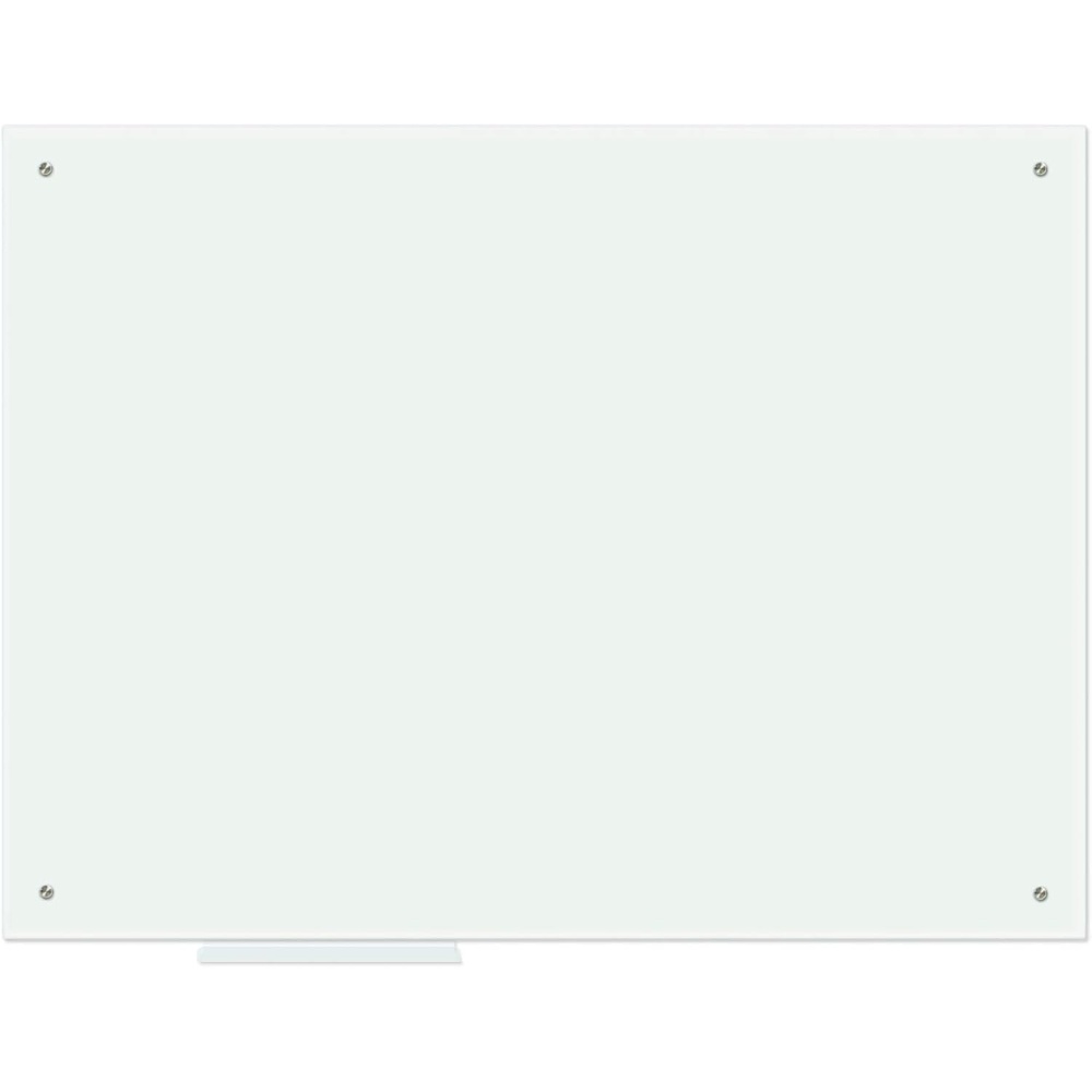 image:imageJILoffice Magnetic Glass Whiteboard 48 x 36 Inch Glass Dry Erase Board Wall Mounted Frameless with Marker Tray and 4 Magnets for Office Home and School