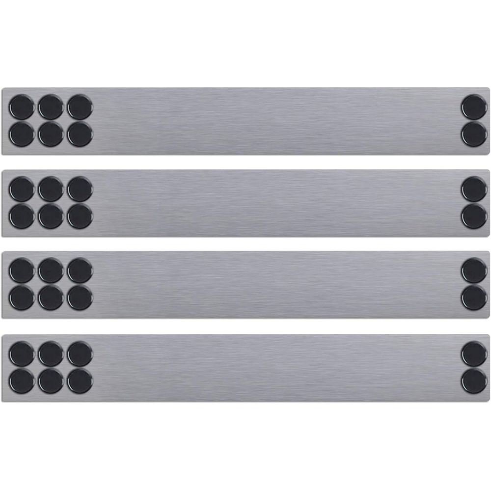 image:imageJILoffice Magnetic Strip Bulletin Board Bar 4 Pieces 2 x 15 Inch for Office Home and School